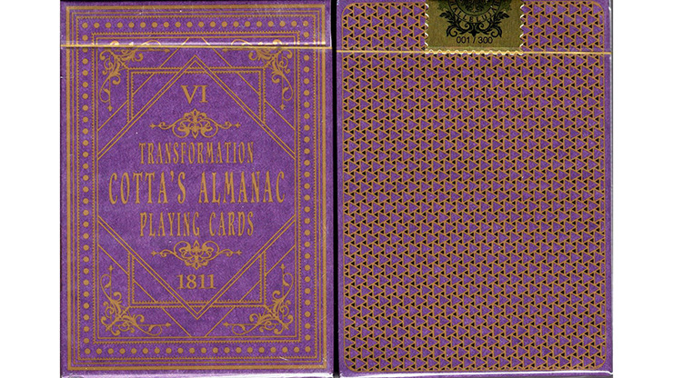 Gilded Cotta's Almanac #6, Numbered Seal Transformation Playing Cards