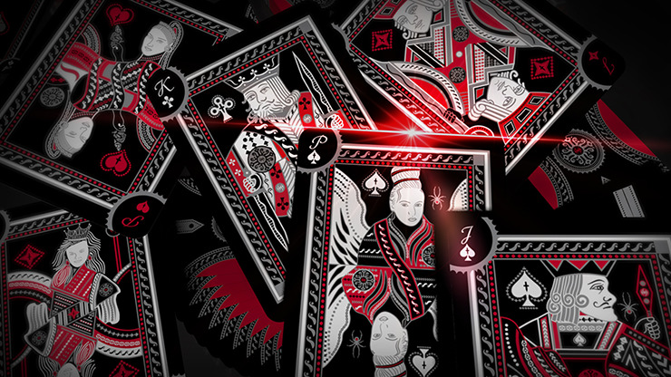 Grandmasters Black Widow Spider Edition, Foil Playing Cards by HandLordz - Image 5