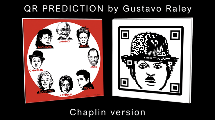 QR PREDICTION CHAPLIN, Gimmicks and Online Instructions by Gustavo Raley