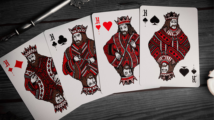 Deal with the Devil, Scarlet Red UV Playing Cards by Darkside Card Magic Co - Image 6