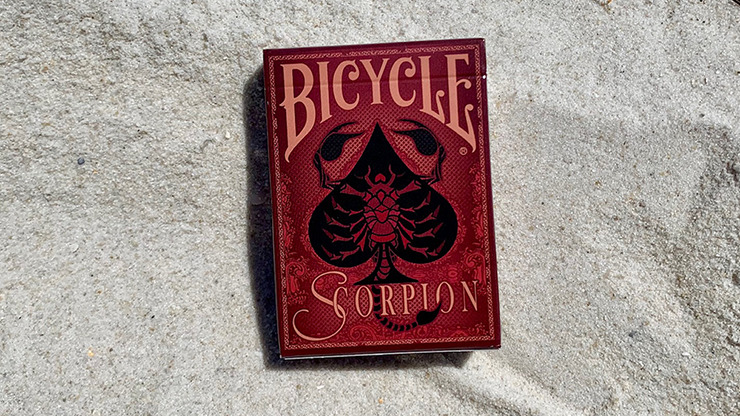 Bicycle Scorpion, Red Playing Cards