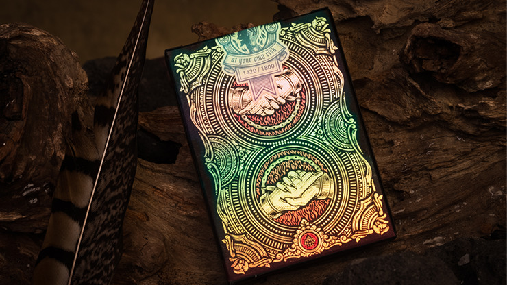 Deal with the Devil, Golden Contract UV Foiled Edition Playing Cards by Darkside Card Magic Co - Image 2