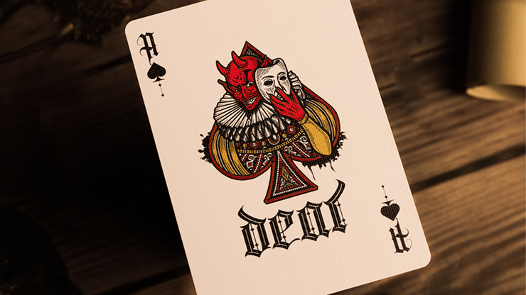 Deal with the Devil, Golden Contract UV Foiled Edition Playing Cards by Darkside Card Magic Co - Image 3