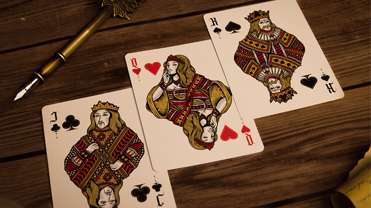 Deal with the Devil, Golden Contract UV Foiled Edition Playing Cards by Darkside Card Magic Co - Image 4