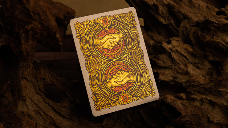 Deal with the Devil, Golden Contract UV Foiled Edition Playing Cards by Darkside Card Magic Co - Image 5