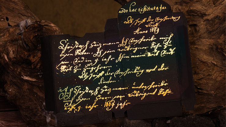 Deal with the Devil, Golden Contract UV Foiled Edition Playing Cards by Darkside Card Magic Co - Image 6