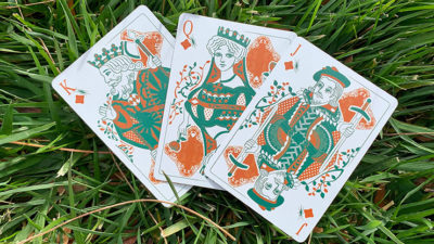 Gilded Grasshopper Light, Jade Playing Cards - Image 5