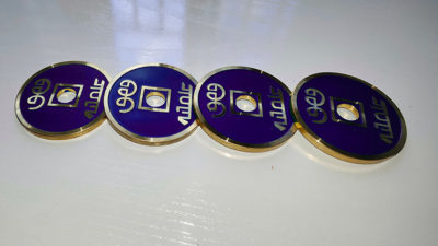 CHINESE COIN BLUE by N2G