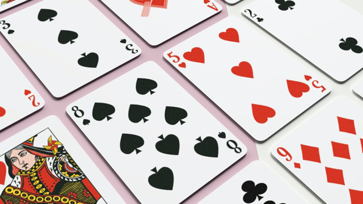 The Windmill Back, Azure Blue Edition Playing Cards - Image 4