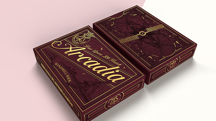 The Windmill Back, Claret Purple Edition Playing Cards - Image 2