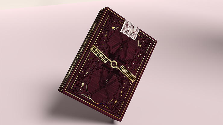 The Windmill Back, Claret Purple Edition Playing Cards - Image 3