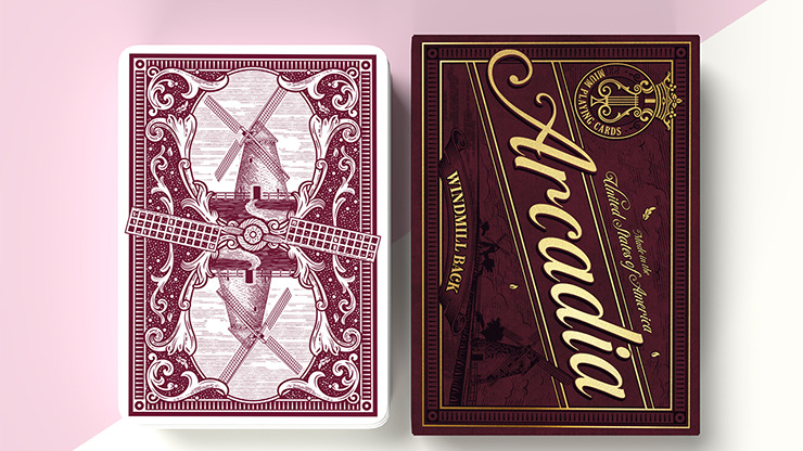 The Windmill Back, Claret Purple Edition Playing Cards