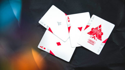 Vertical, Red Playing Cards - Image 3