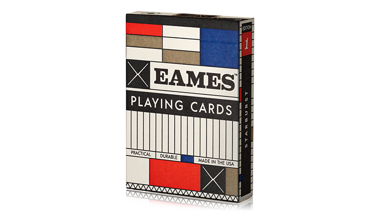 Eames, Starburst Red Playing Cards by Art of Play