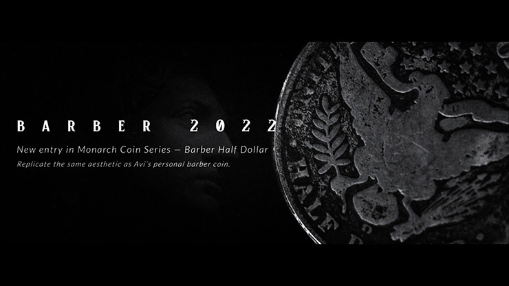 Skymember Presents Monarch, Barber un-gimmicked Coin Only by Avi Yap - Image 2