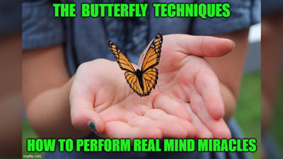 The Butterfly Technique's - How to Perform Real Mind Miracles by Jonathan Royle mixed media (Download)