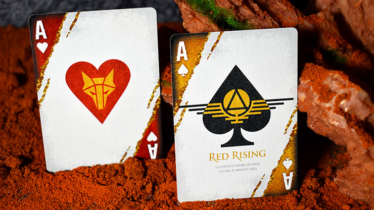 Red Rising Playing Cards by Midnight Cards - Image 4