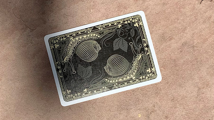 Bicycle Snail, Orange Playing Cards - Image 2
