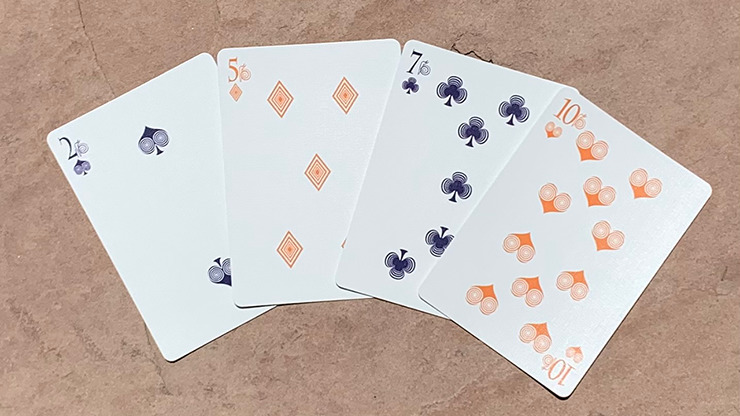 Bicycle Snail, Orange Playing Cards - Image 5