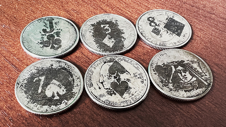 COiN ARTIST Quarter Card Pack, 6 coins per pack by Mark Traversoni and iNFiNiTi - Image 3