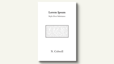 Lorem Ipsum by N. Colwell
