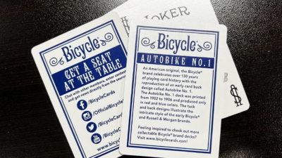 Bicycle Foil AutoBike No. 1, Blue Playing Cards - Image 4