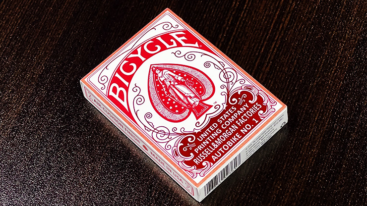 Bicycle Foil AutoBike No. 1, Red Playing Cards