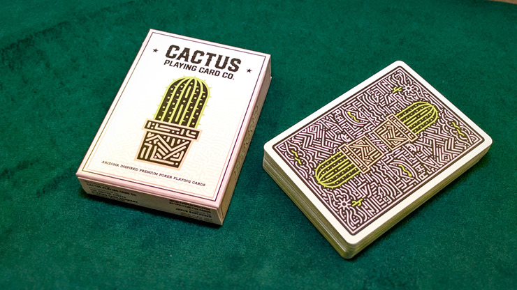 Cactus, Pink Quartz Playing Cards