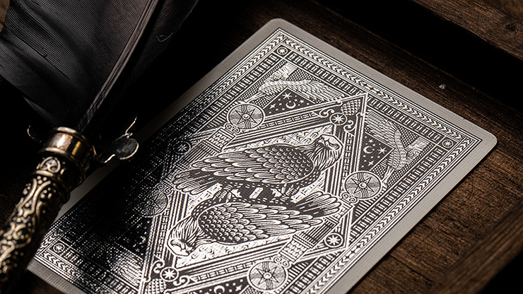 The Great Creator: Sky, Silver Foil Edition Playing Cards by Riffle Shuffle - Image 3
