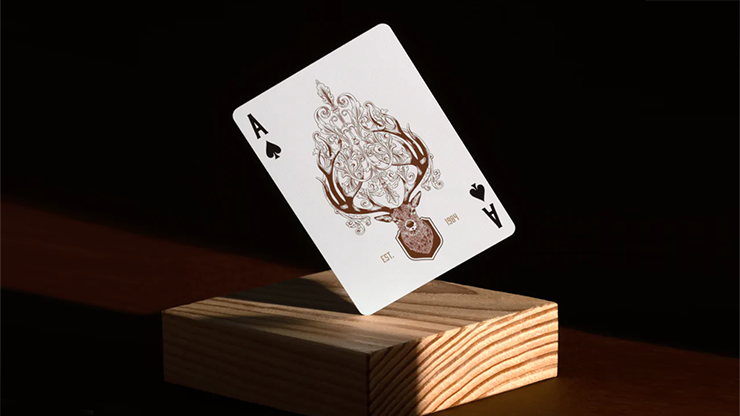 Antler Playing Cards, Persimmon by Dan and Dave - Image 2