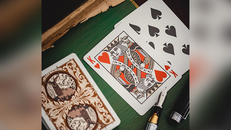 Antler Playing Cards, Persimmon by Dan and Dave - Image 5