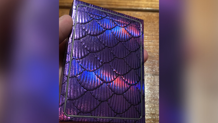 Marvelous Hummingbird Feathers, Purple Playing Cards by Kellar - Image 5