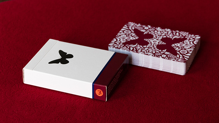 Svengali Butterfly Playing Cards Version 2, Red by Ondrej Psenicka