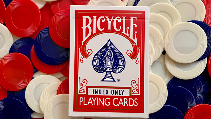 Gilded Red Bicycle Index Only Playing Cards - Image 6