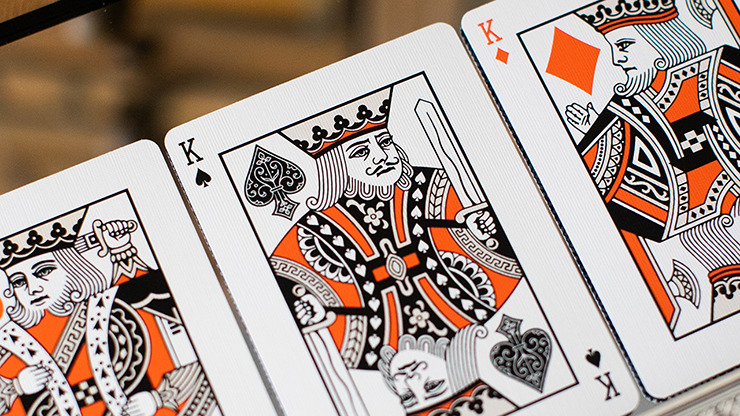 Fulton Plaid, Whisky White Playing Cards - Image 3