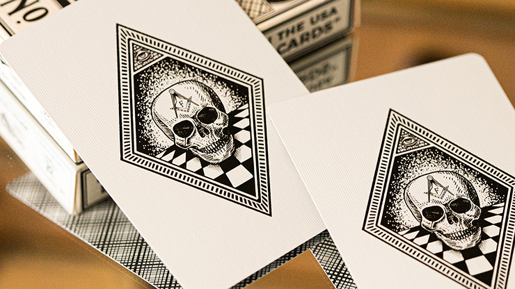 Fulton Plaid, Whisky White Playing Cards - Image 5