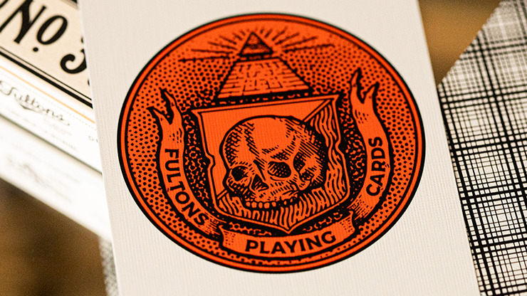 Fulton Plaid, Whisky White Playing Cards - Image 6