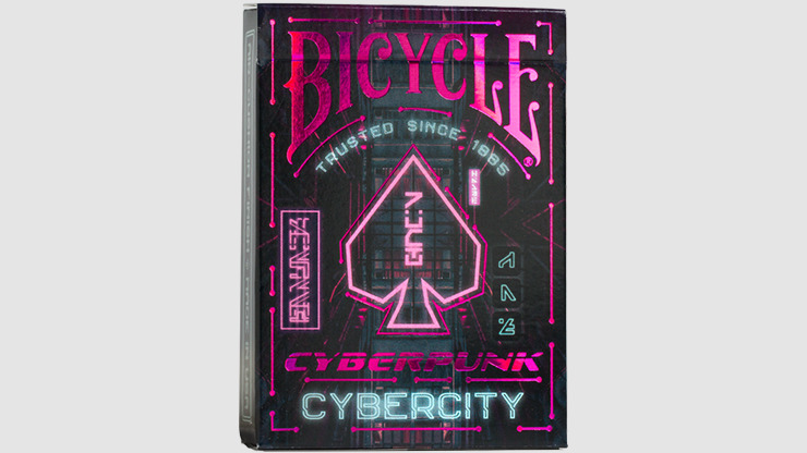 Bicycle Cyberpunk Cybercity Playing Cards by US Card Magic Co