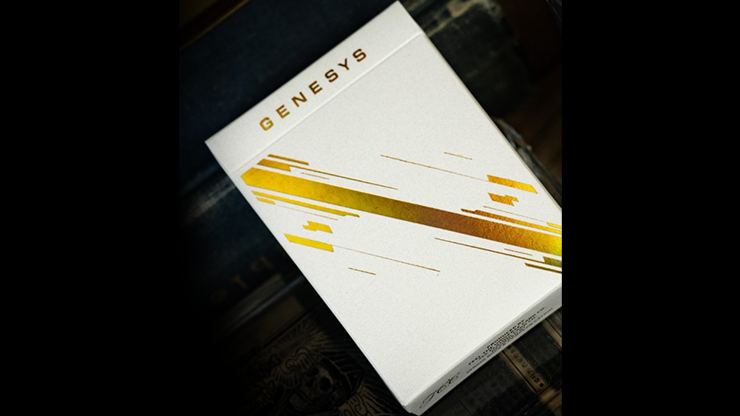 Odyssey Genesys, White Edition Playing Cards by Sergio Roca