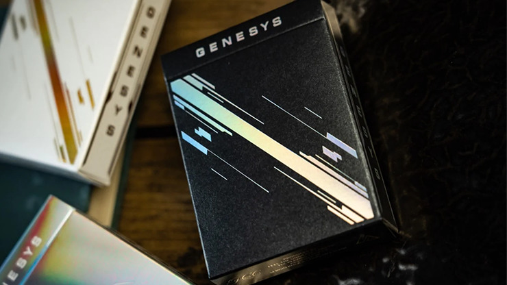 Odyssey Genesys, Black Edition Playing Cards by Sergio Roca