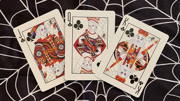 Bicycle Spider, Tan Playing Cards - Image 4