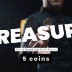 Treasure, 5 coin holder by Pen & MS Magic