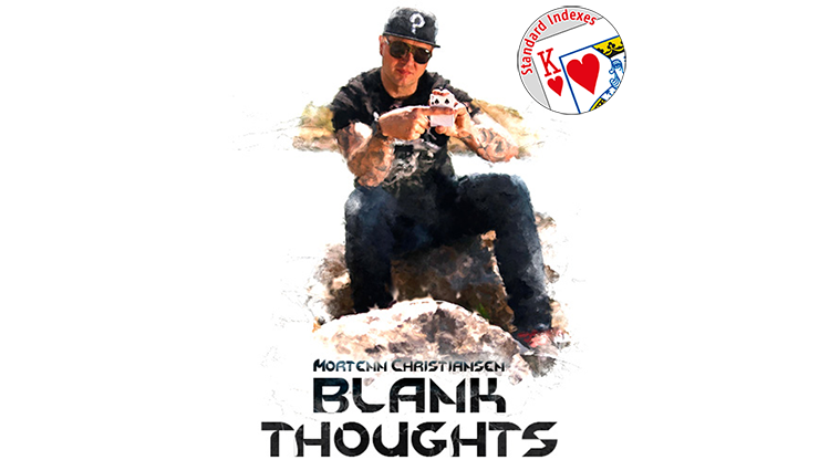 Blank Thoughts Standard Index, Gimmicks and Online Instructions by Mortenn Christian
