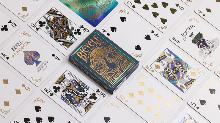 Bicycle Peacock Playing cards by US Card Magic Co - Image 2