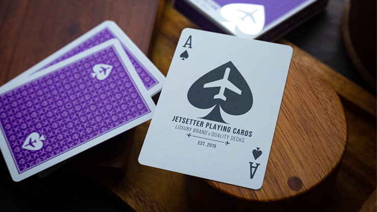 Lounge Edition in Passenger Purple by Jetsetter Playing Cards - Image 2