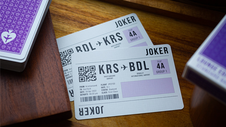 Lounge Edition in Passenger Purple by Jetsetter Playing Cards - Image 5