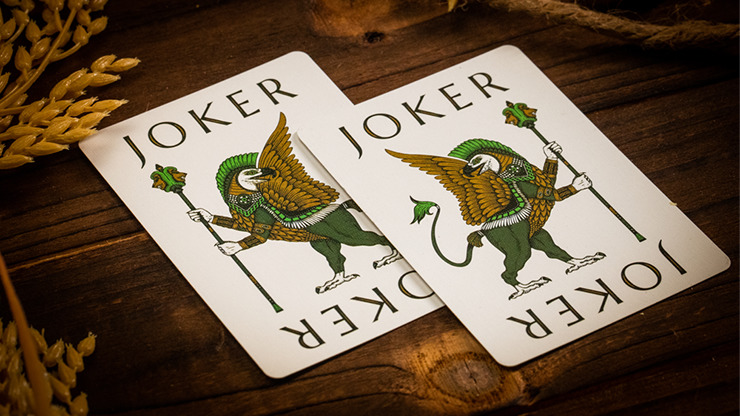 Babylon, Forest Green Playing Cards by Riffle Shuffle - Image 5