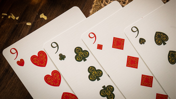 Babylon, Forest Green Playing Cards by Riffle Shuffle - Image 6