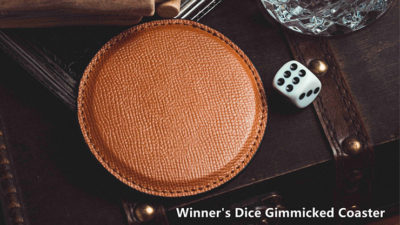 Winner's Dice Gimmicked Coaster, Gimmicks and Online Instructions by Secret Factory