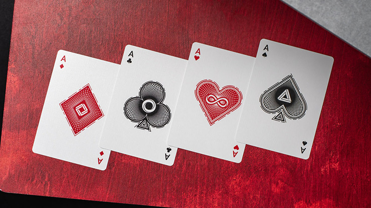 Continuum Playing Cards, Burgundy - Image 2